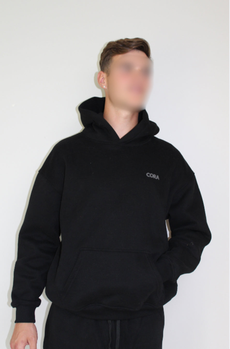 The CORA Lounge Hoodie- Black