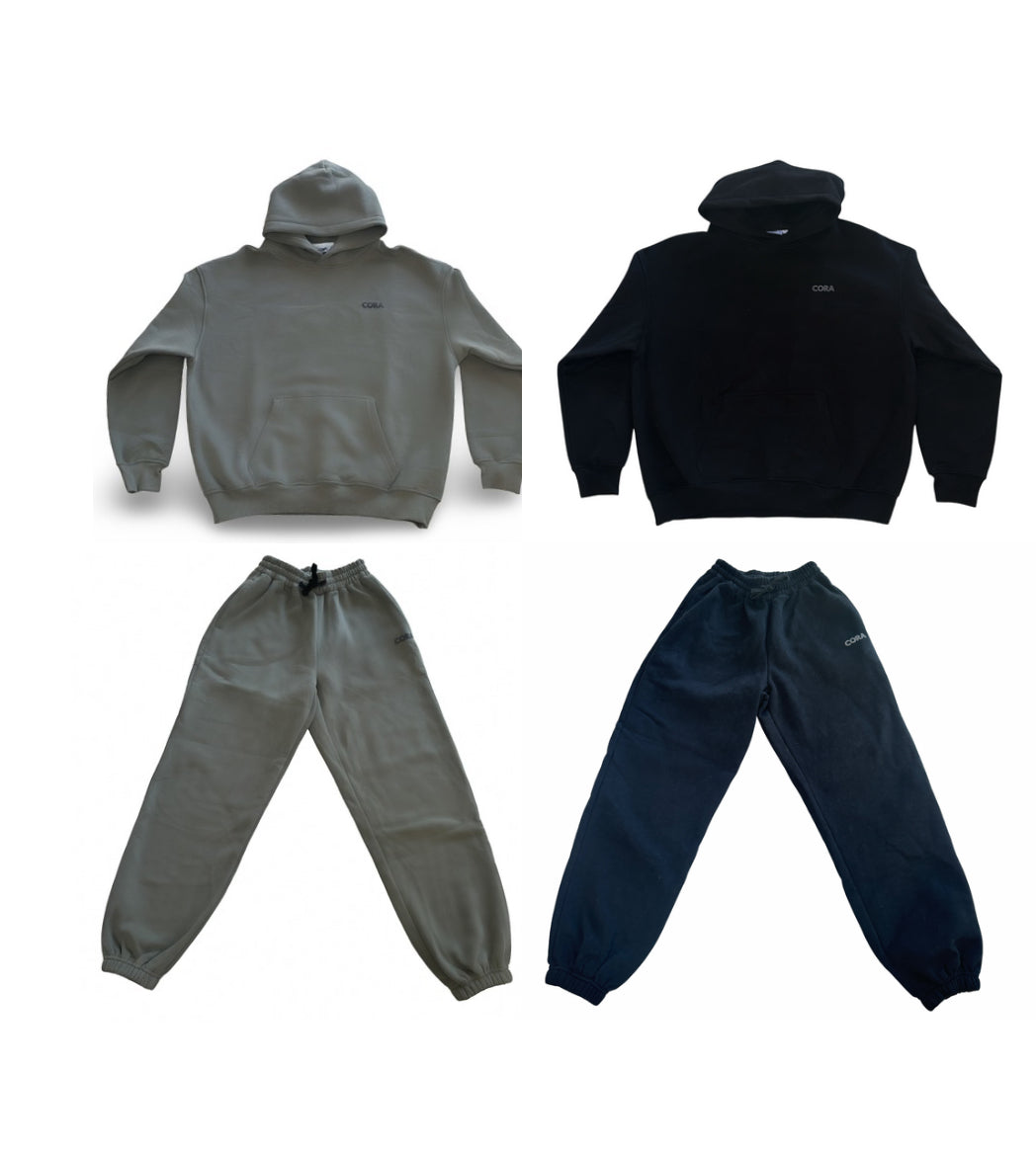 CORA Lounge Tracksuit set- Olive green