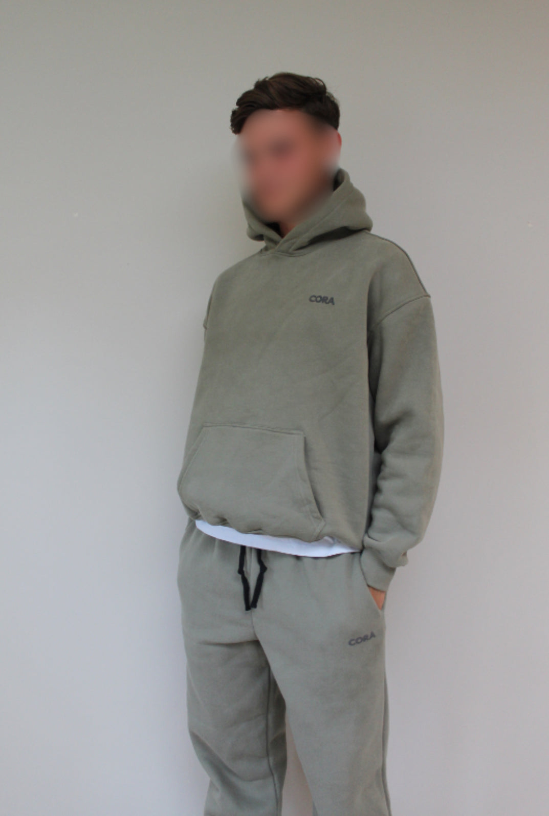 The CORA Lounge Hoodie- Olive Green